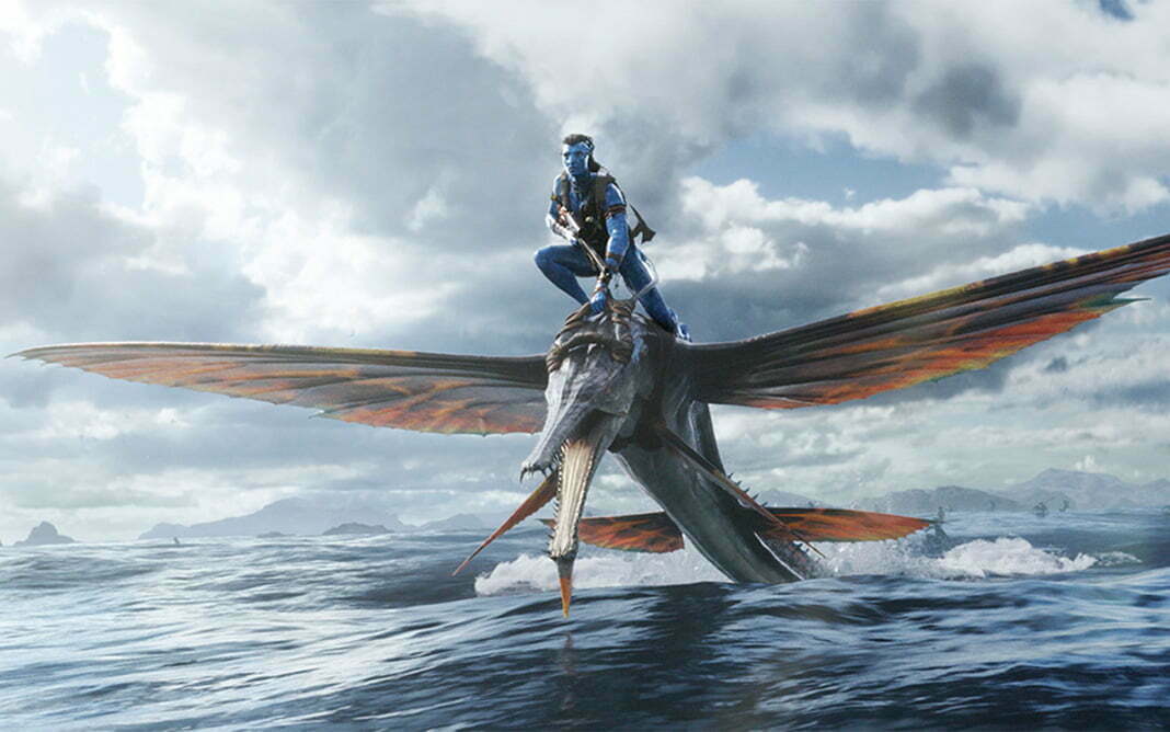 Escena de Avatar: El camino del agua.