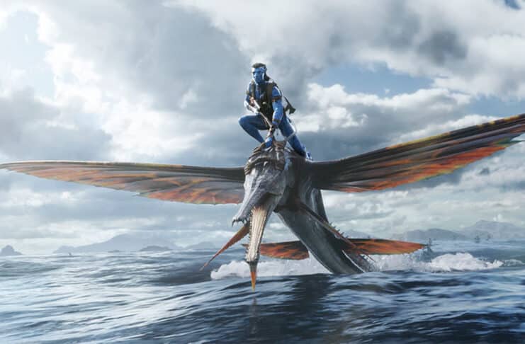 Escena de Avatar: El camino del agua.