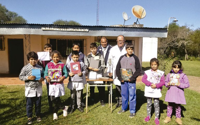 Estación meteorológica en la escuela