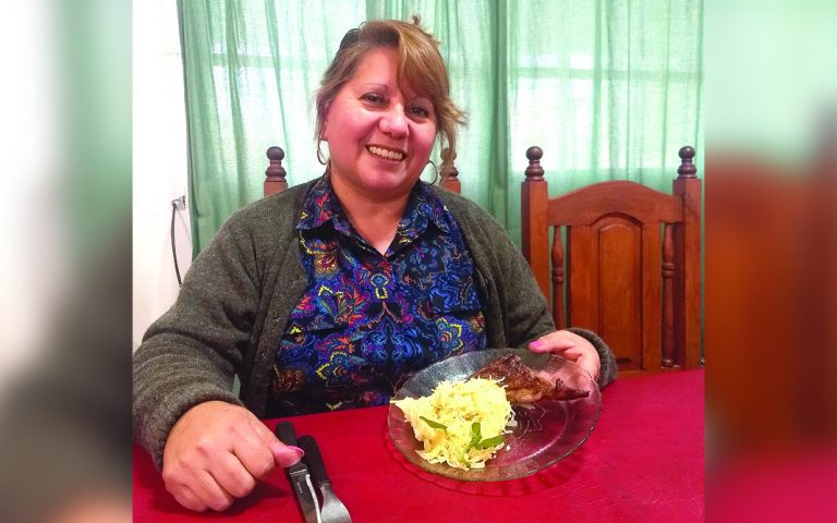 Sopa seca a la Petrona