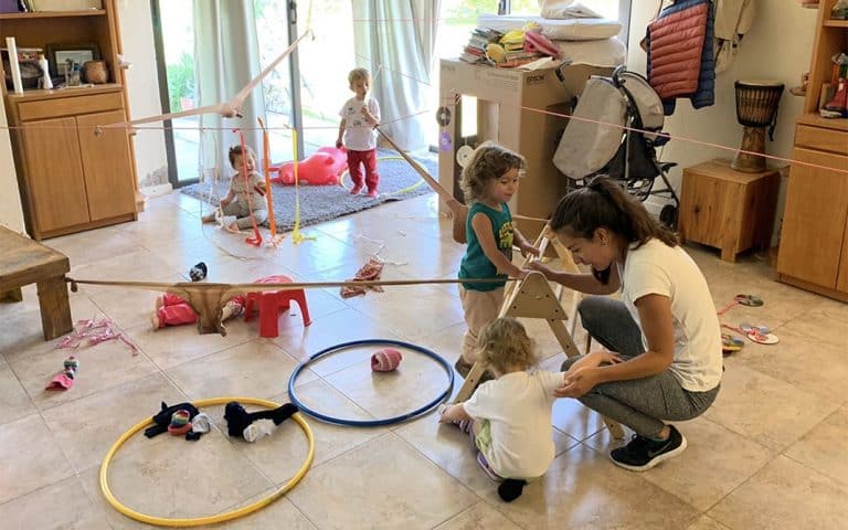 Jardines rodantes, aprender en casa