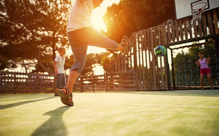 La importancia del  patio de la escuela