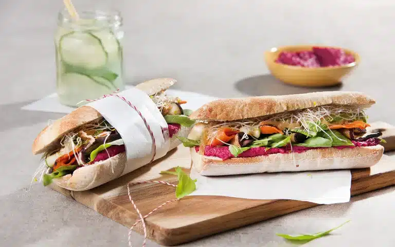 SÁNDWICH DE VEGETALES GRILLADOS