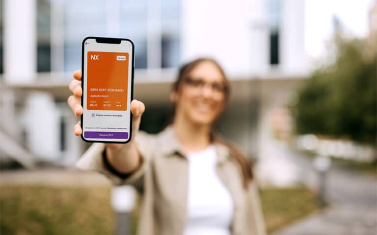 Tarjeta virtual para nuevos clientes
