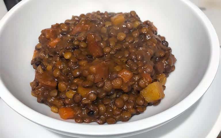 Guiso de lentejas